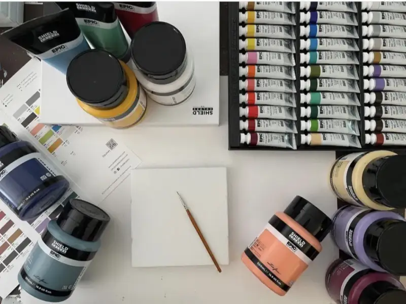 쉴드에픽아크릴물감,쉴드아크릴물감,쉴드에픽,쉴드아크릴물감36색,쉴드아크릴