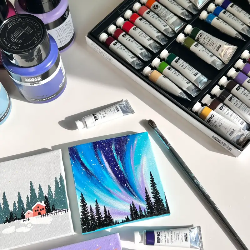 쉴드에픽아크릴물감,쉴드에픽아크릴,에픽아크릴,쉴드에픽