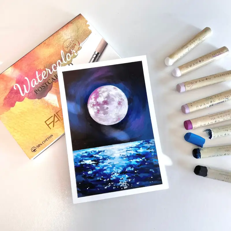 파브리아노포스트카드,파브리아노세목,파브리아노엽서,엽서그림,파브리아노엽서종이,화원오일파스텔,화원낱색