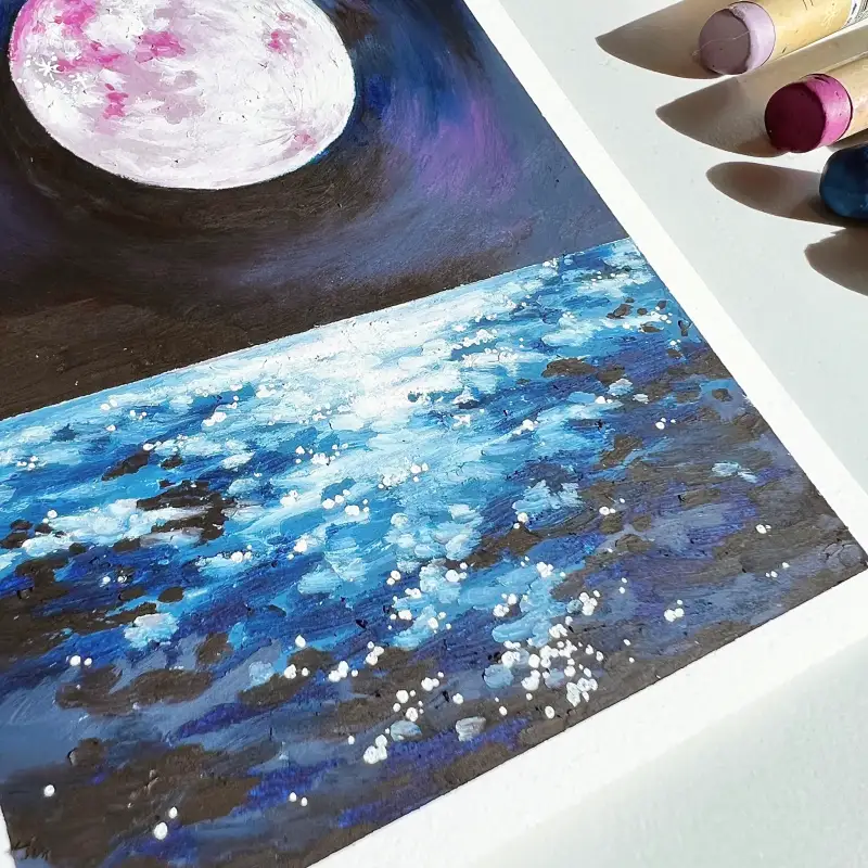 오일파스텔묘사,오일파스텔드로잉