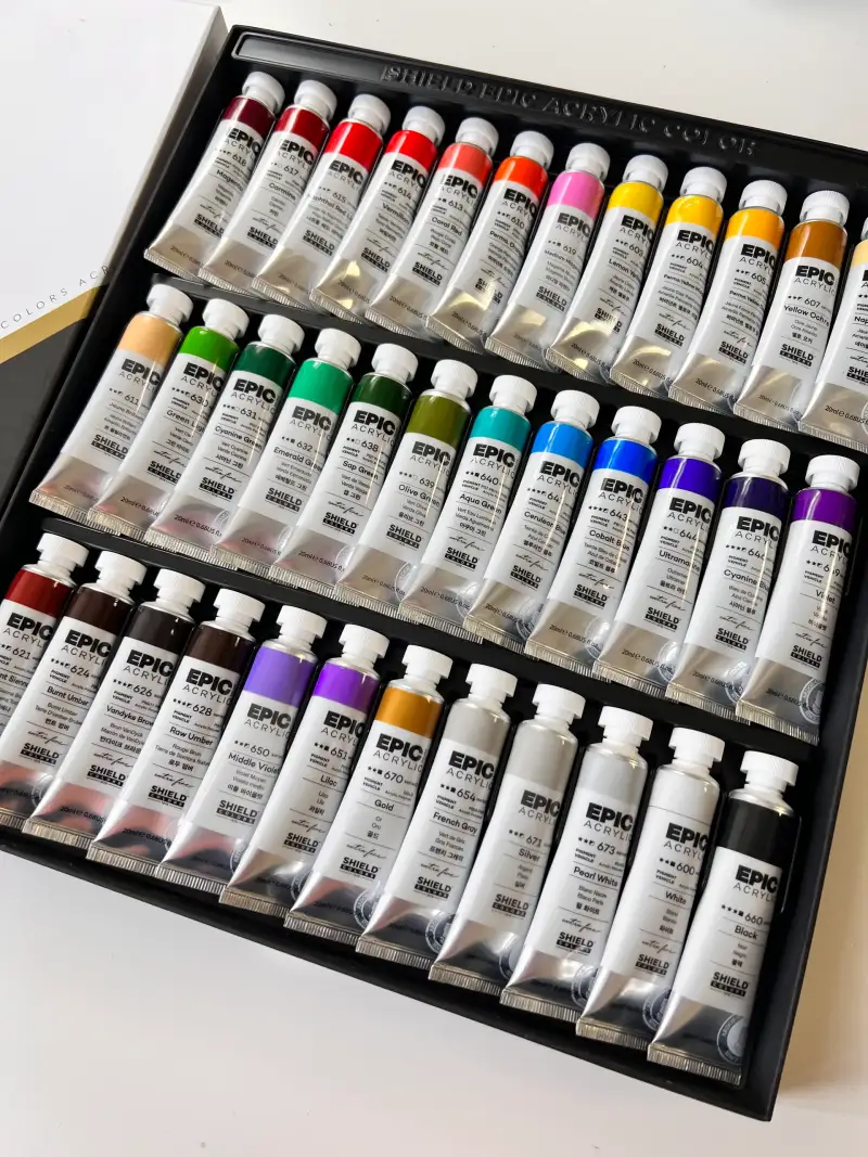 쉴드에픽아크릴물감,쉴드에픽아크릴,쉴드에픽,쉴드아크릴물감