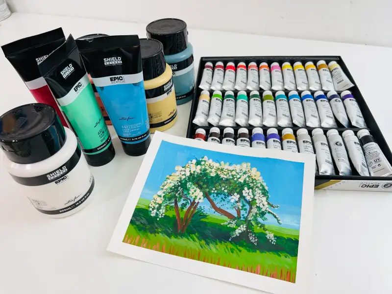 쉴드에픽아크릴물감,쉴드에픽아크릴,쉴드에픽아크릴물감세트,쉴드아크릴물감,쉴드아크릴,쉴드에픽