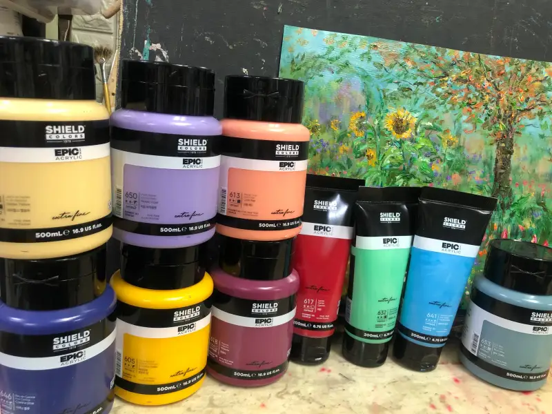 쉴드에픽아크릴물감,쉴드에픽아크릴,쉴드에픽,쉴드아크릴