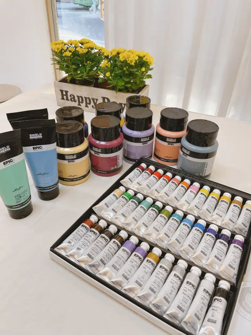 쉴드에픽아크릴물감,쉴드에픽아크릴,쉴드에픽아크릴물감세트,쉴드에픽,쉴드아크릴물감