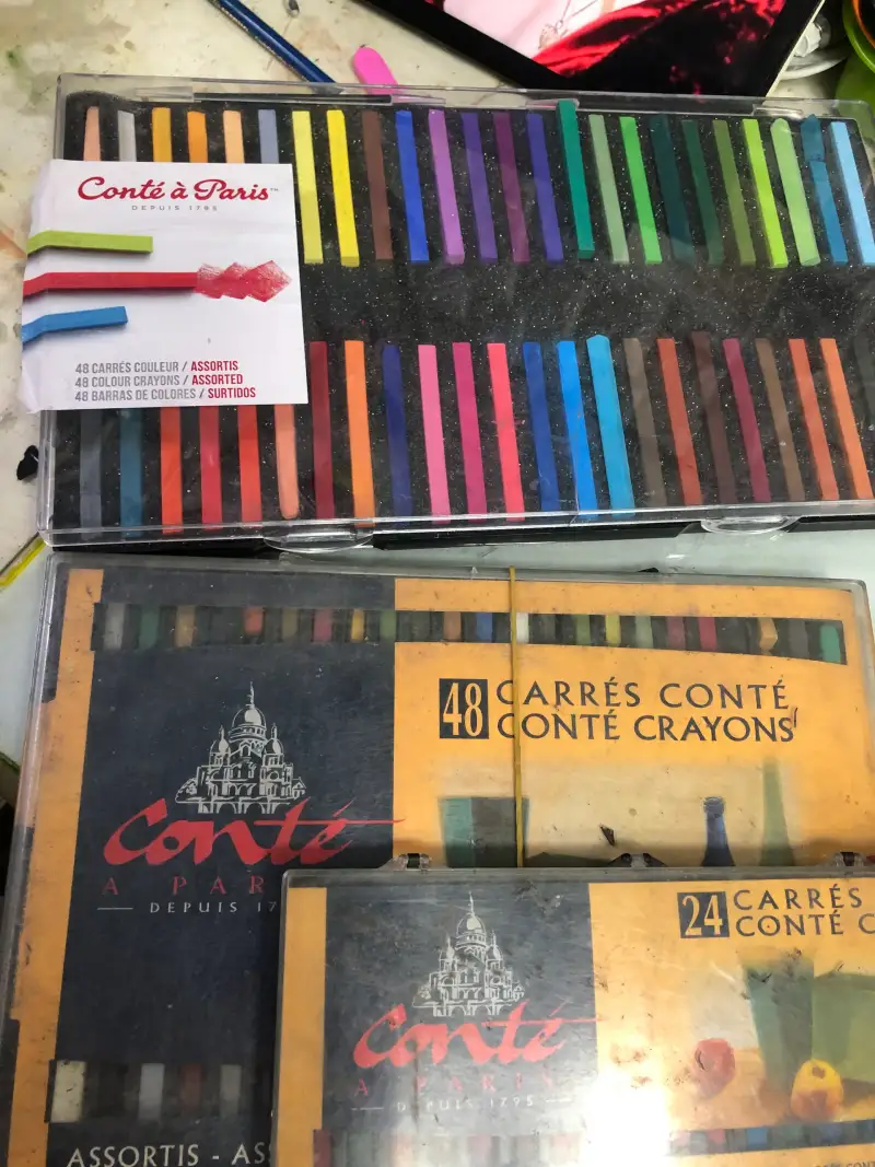 콘테전문가용칼라스틱,콘테칼라스틱,칼라스틱48색,콘테칼라스틱48색