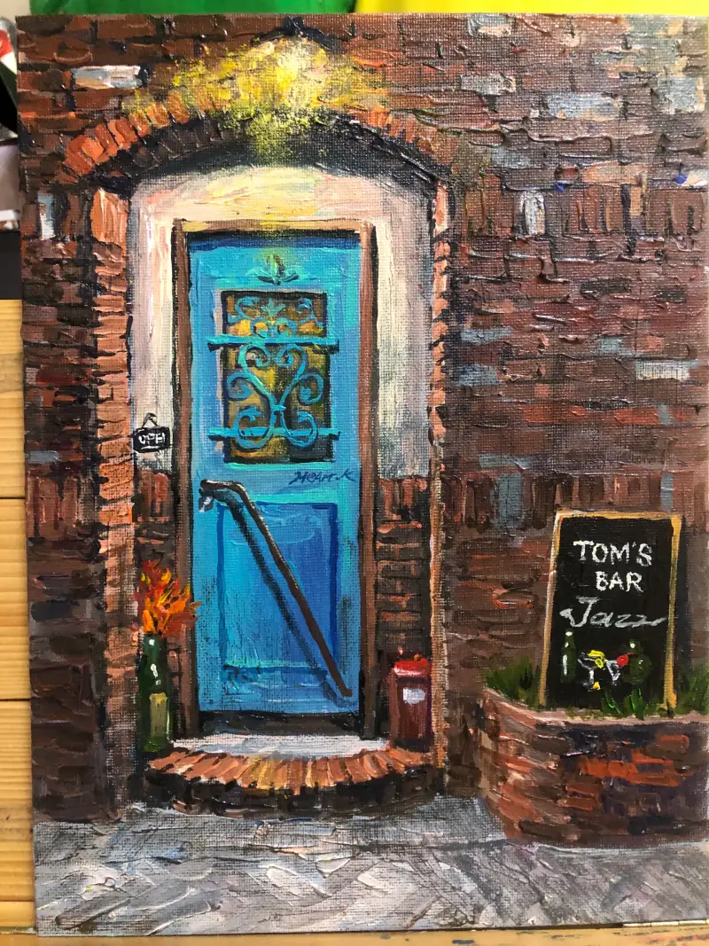 아크릴화,아크릴풍경화