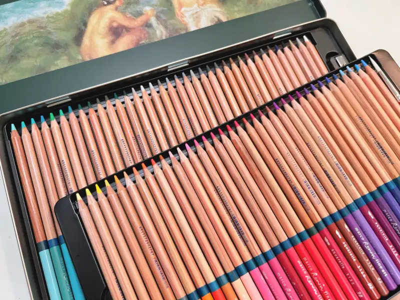 마르코르누아르수채색연필,마르코르누아르색연필,르누아르색연필,르누아르72색,르누아르색연필72색