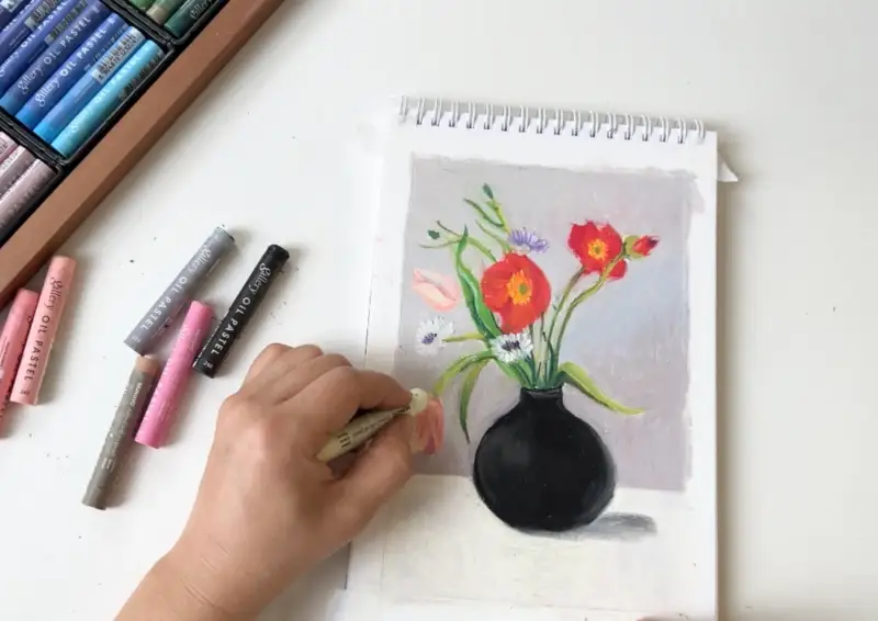 문교소프트오일파스텔,문교오일파스텔,문교아티스트소프트오일파스텔,오일파스텔드로잉,오일파스텔화