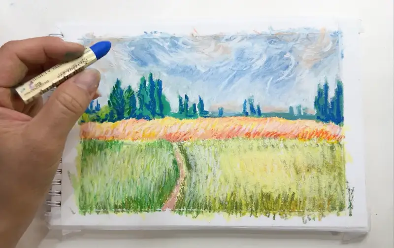 시넬리에오일파스텔,시넬리에오일파스텔120색,시넬리에파스텔