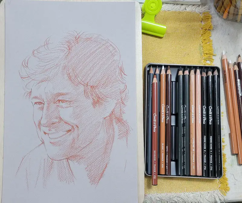 고급연필콘테12본세트,콘테12본,콘테세트