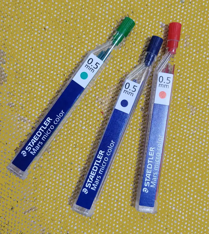 스테들러칼라샤프심,스테들러mars칼라샤프심,스테들러샤프심