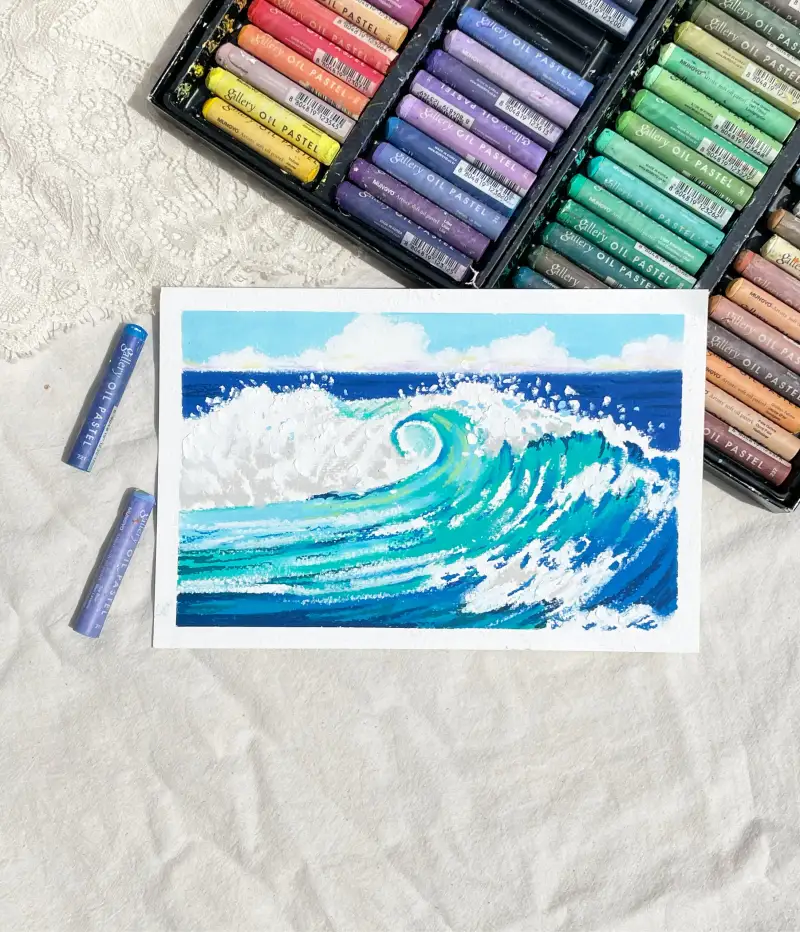 문교소프트오일파스텔,문교아티스트소프트오일파스텔,문교오일파스텔,폴루벤스오일파스텔,폴루벤스오일파스텔화이트,오일파스텔화,오일파스텔드로잉,오일파스텔풍경화