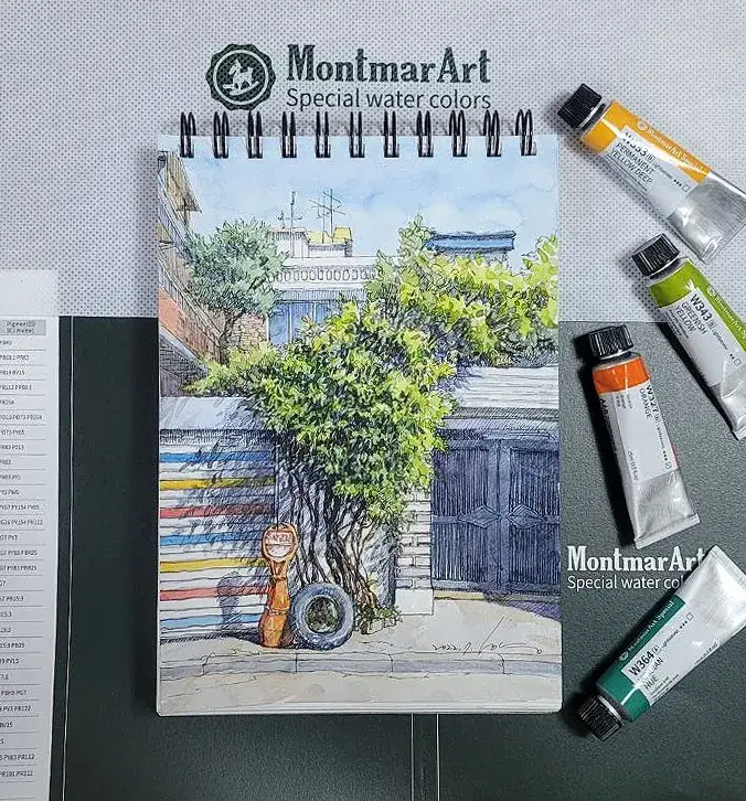몽마르아트전문가용수채화물감,몽마르아트수채화물감,몽마르아트수채화