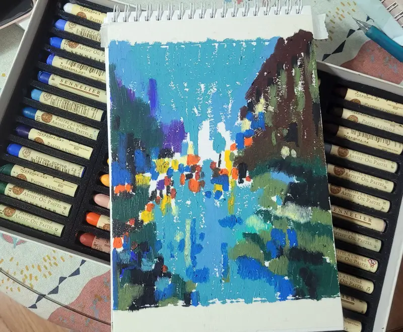 시넬리에오일파스텔48색,시넬리에오일파스텔패드,시넬리에오일파스텔