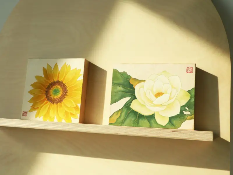 동양화소품,소품그리기