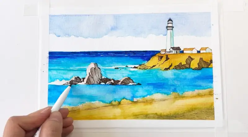 모나미프러스펜,모나미프러스펜3000,모나미프러스펜60색,모나미펜,펜화,펜드로잉