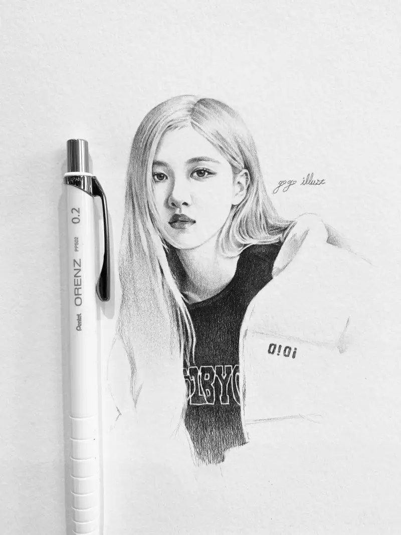 펜텔오렌즈샤프,펜텔오렌즈,펜텔샤프,펜텔0.2mm,펜텔샤프연필,펜텔샤프드로잉,연필일러스트,샤프그림,인물화드로잉