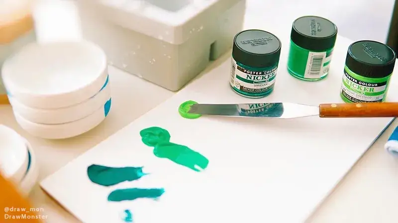 니카포스터칼라,니카전문가용포스터칼라,니카포스터칼라18색