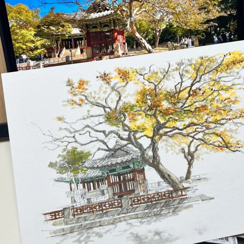 풍경화그리기,풍경일러스트