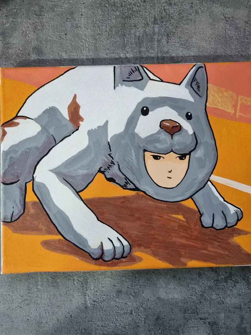 포스카,번견맨,그림카페