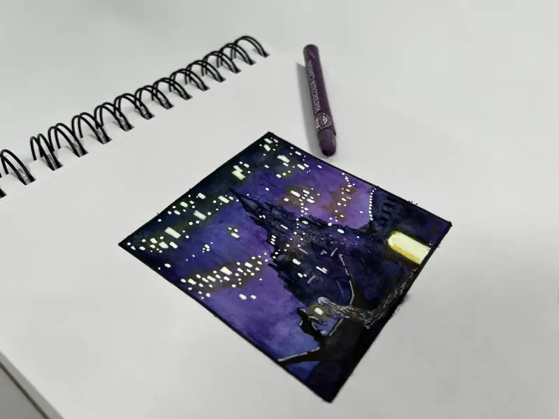 문교수채크레용,수채화,크레용물감,수플레볼펜,감성그림,감성풍경,디즈니,라푼젤