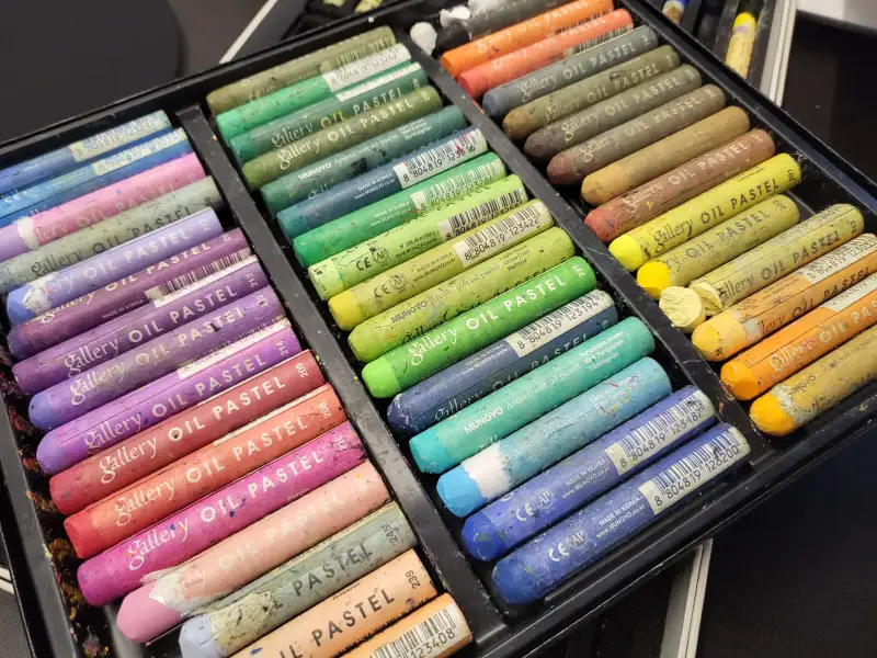 문교소프트오일파스텔,문교오일파스텔72색