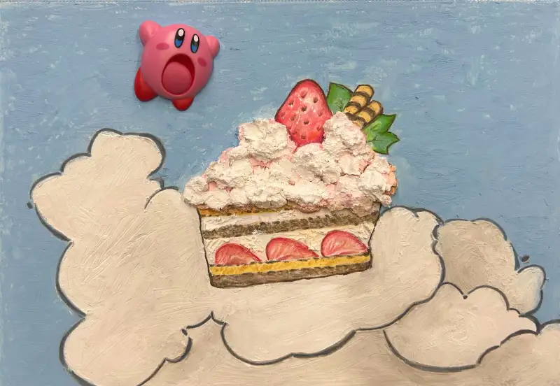 커비,프리즈마,폴루벤스,딸기케이크,하압!