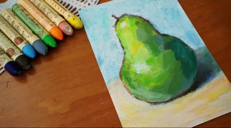 시넬리에오일파스텔,시넬리에오일파스텔48색,오일파스텔화