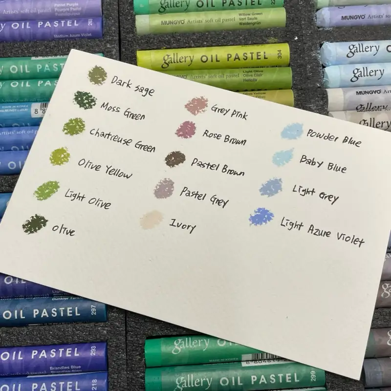 오일파스텔,문교오일파스텔