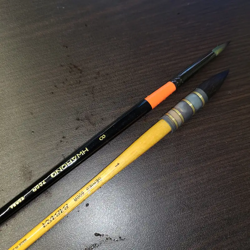 바바라수채화둥근붓,바바라둥근붓,바바라600R,화홍700R,화홍수채화붓,바바라수채화붓