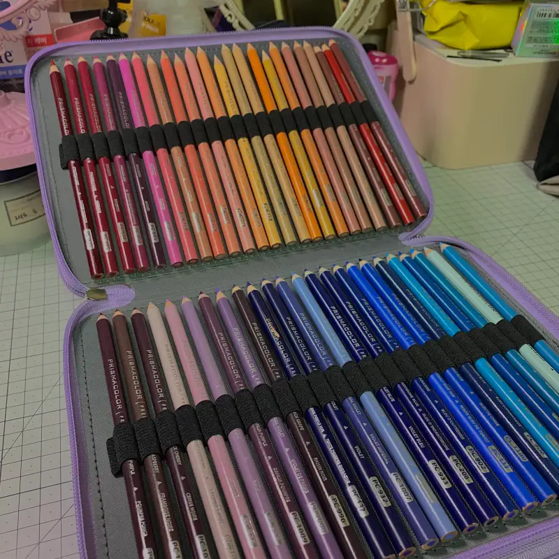 프리즈마색연필,프리즈마유성색연필,프리즈마유성색연필150색,몽마르아트색연필케이스