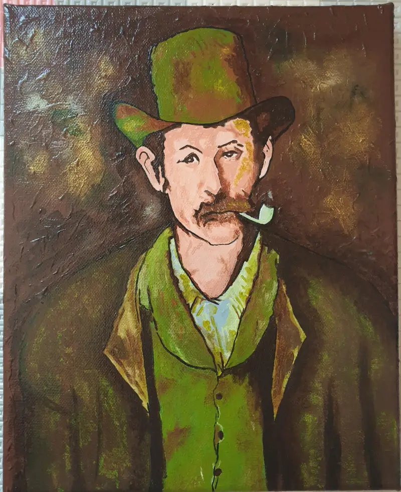 아크릴물감,명화그리기