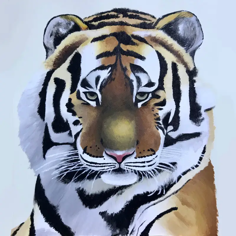 아크릴화,호랑이,동물