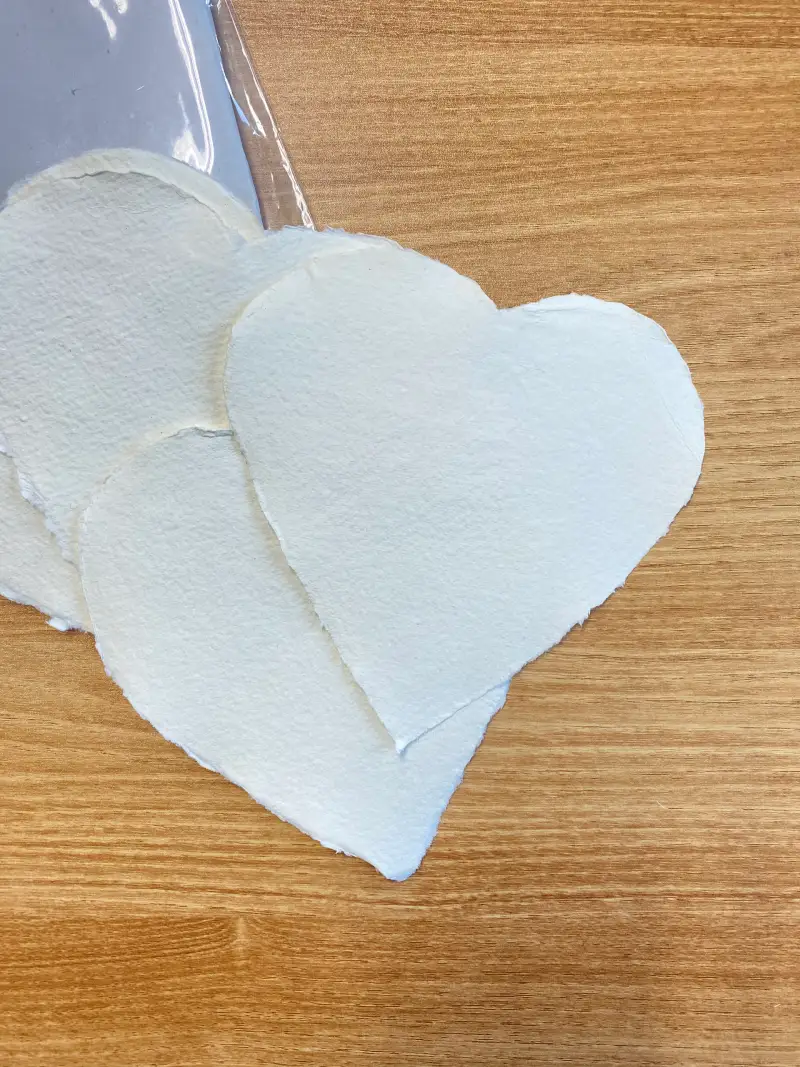 카디페이퍼,하트모양