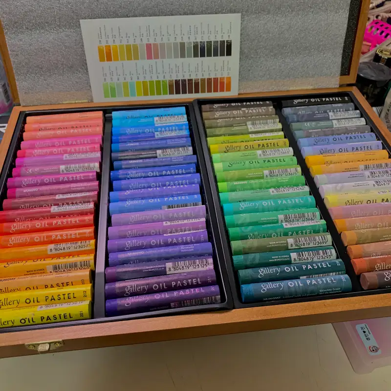 문교오일파스텔,오일파스텔,문교