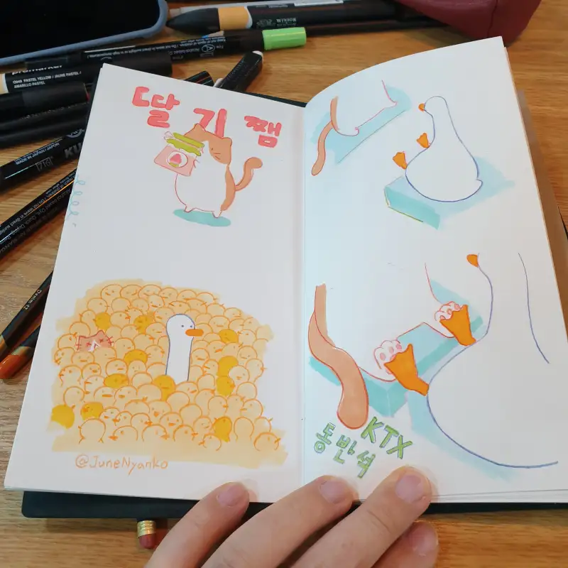 마카,색연필,윈저앤뉴튼,지그,크로마플로우,더웬트