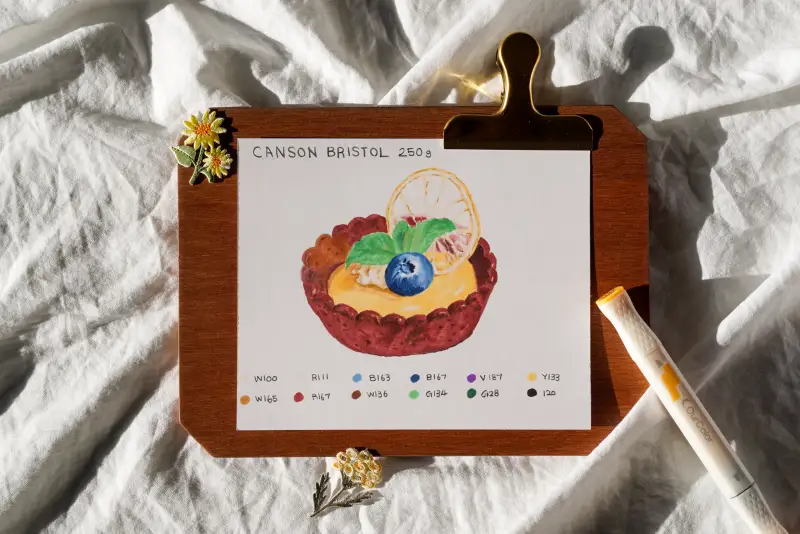 마카드로잉,마카전용지