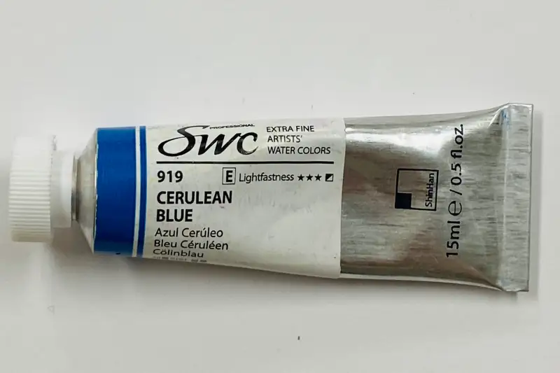 수채화물감,물감,신한,SWC,블루,낱색,수채,cerulean,커뮤니티체험단