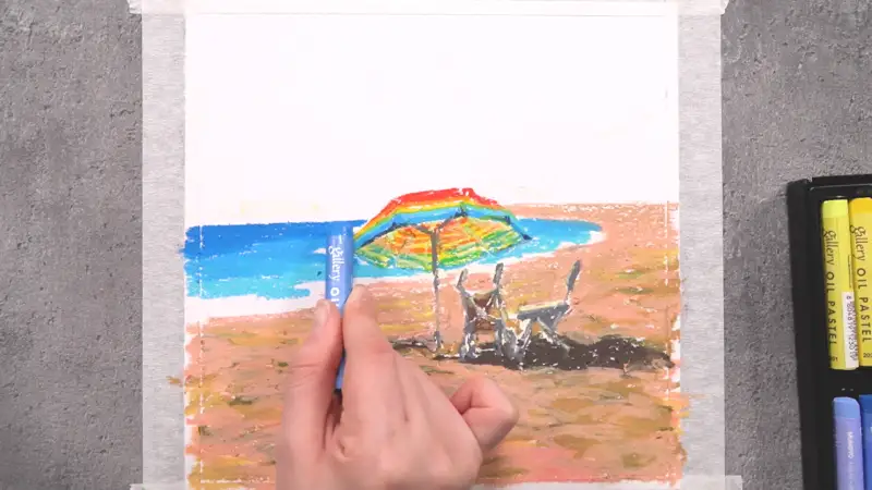 문교소프트오일파스텔,문교아티스트오일파스텔,오일파스텔드로잉