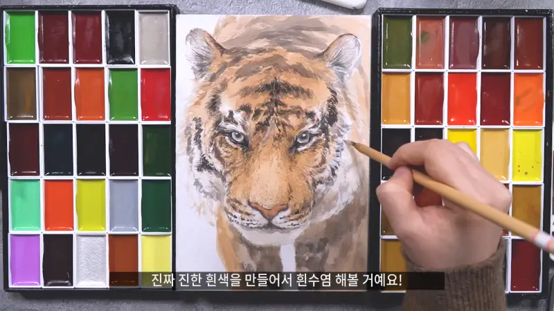 화랑황모고급면상필화필용선용,화랑면상필