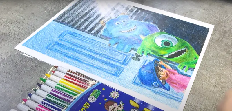 지구슈퍼색연필12색,스테들러연필깎이