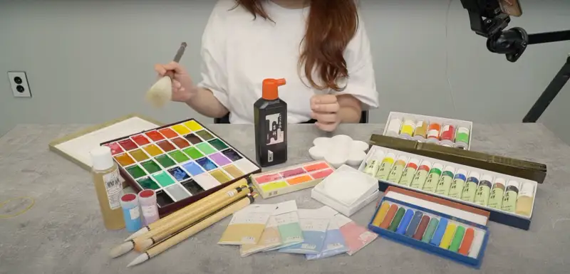 동양화준비물,길상안채접시고체물감,길상전문가용최고급먹물,길상동양화물감튜브형세트,길상안채접시고체물감형광색상세트,길상호분분채물감세트,길상봉채막대고체물감세트,분채12색세트봉황