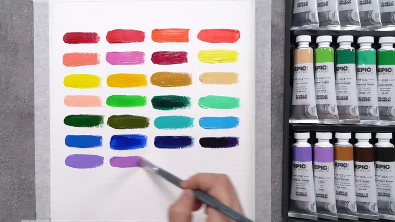 쉴드에픽아크릴물감,쉴드에픽,쉴드아크릴물감,에픽아크릴물감