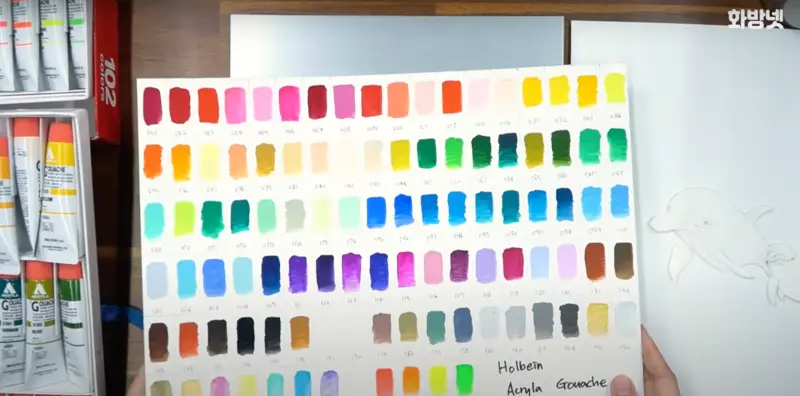 홀베인아크릴과슈