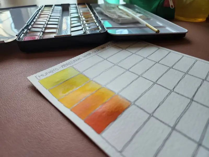 문교,문교수채물감,문교수채고체물감