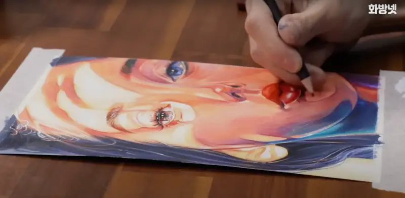 이터널유성색연필,가성비색연필