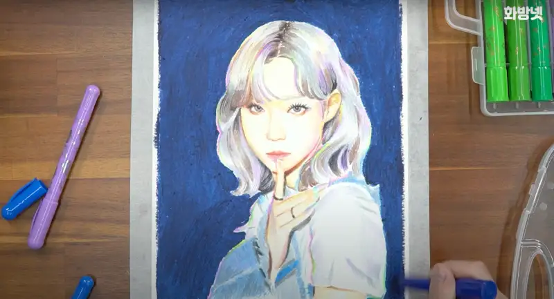 아모스파스넷,수성크레용