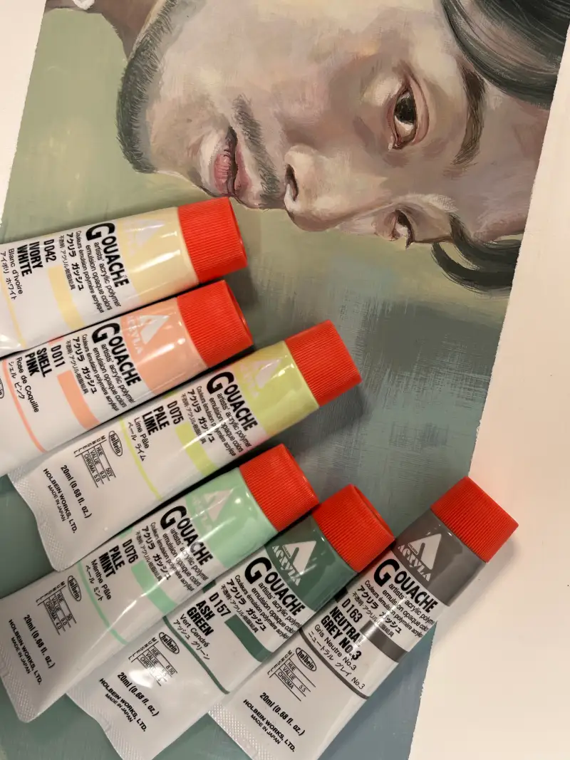 홀베인아크릴과슈,홀베인HAG