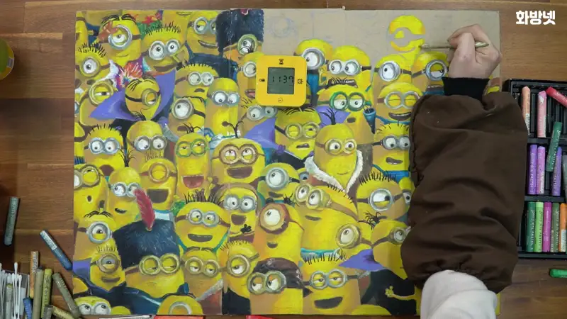 문교오일파스텔,문교오일파스텔48색,크레타칼라찰필,오일파스텔드로잉