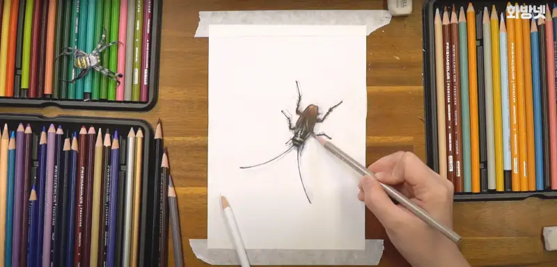 사쿠라겔리롤화이트,젤리롤펜,프리즈마유성색연필